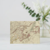 イギリス植民地の北アメリカ、ニューイングランド ポストカード (スタンド正面)