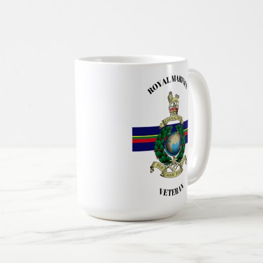 イギリス海兵隊ベテラン コーヒーマグカップ (正面右)