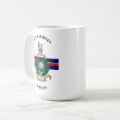 イギリス海兵隊ベテラン コーヒーマグカップ (正面左)
