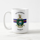 イギリス海兵隊ベテラン コーヒーマグカップ (左)