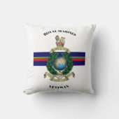 イギリス海兵隊退役軍人 クッション (正面)
