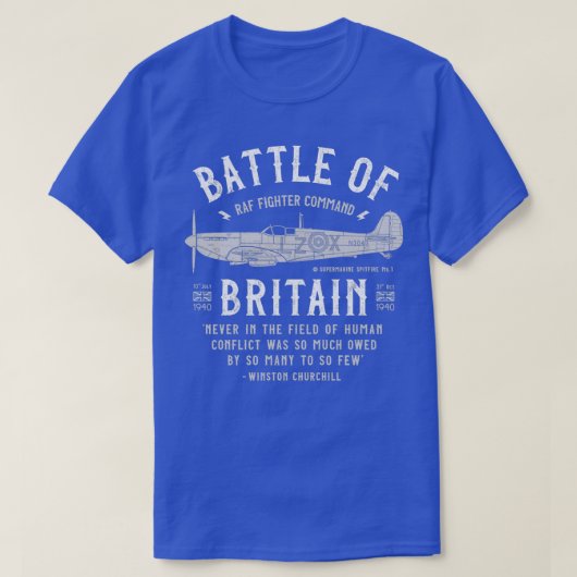 イギリス激戦 Tシャツ (デザイン正面)