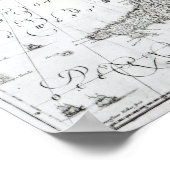 イギリス王国の新しい地図 ポスター (角)