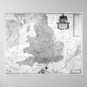 イギリス王国の新しい地図 ポスター (正面)