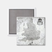イギリス王国の新しい地図 マグネット (正面/裏面)