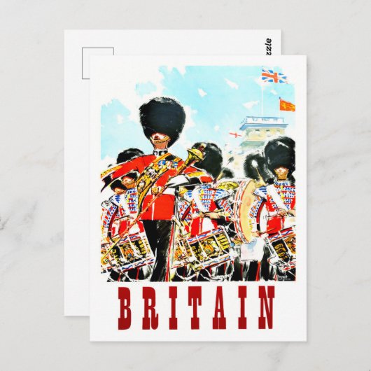 イギリス王室のガードヴィンテージ旅行はがき ポストカード (正面/裏面)