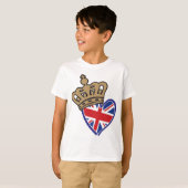 イギリス王室の愛 Tシャツ (正面フル)