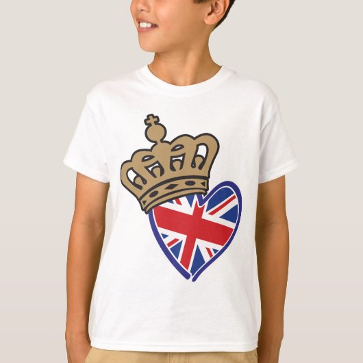 イギリス王室の愛 Tシャツ (正面)