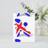 イギリス産のプードル ポストカード (スタンド正面)