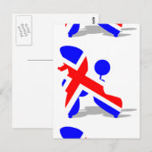 イギリス産のプードル ポストカード (正面/裏面)