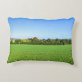 イギリス秋の田舎パーソナライズされた- アクセントクッション (裏面)