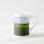 イギリス秋の田舎パーソナライズされた- ボーンチャイナマグカップ (右)