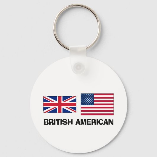 イギリス系アメリカ人 キーホルダー (正面)