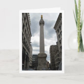 イギリス素晴らしのロンドンの火の碑 カード (正面)