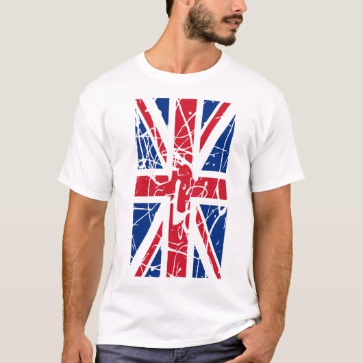 イギリス素晴らしフラグ Tシャツ (正面)