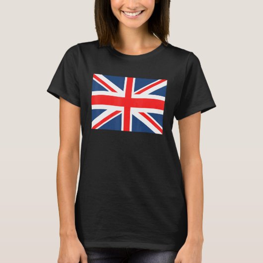 イギリス統一されたイギリス国旗Jack Union Fl Tシャツ (正面)