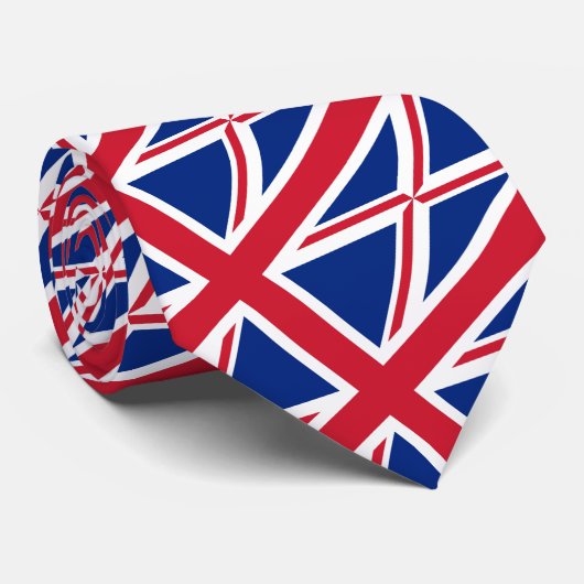 イギリス統一されたタイ、ファッションイギリス国旗のビジネス ネクタイ (ロール)