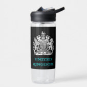 イギリス統一されたフィットネス、イギリスの紋章/国旗 ウォーターボトル (左面)