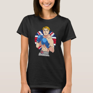 イギリス統一されたボクサー王国国旗イギリスボクシン Tシャツ