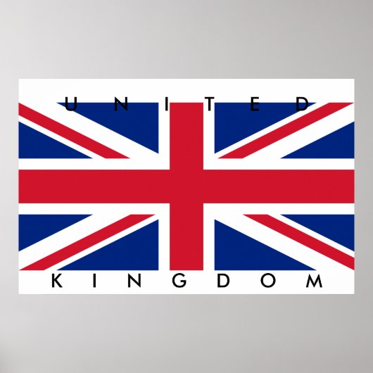 イギリス統一された国旗のポスターUK ポスター (正面)