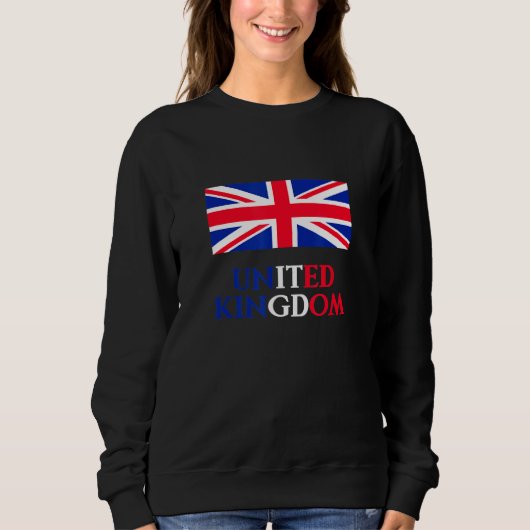イギリス統一された国旗の国 スウェットシャツ (正面)