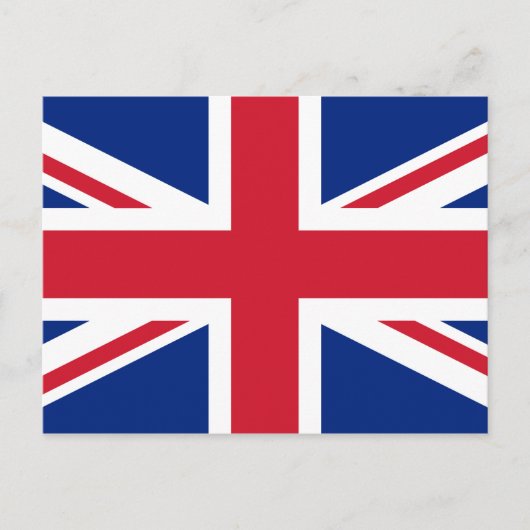イギリス統一された国旗 ポストカード (正面)