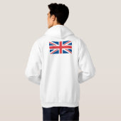 イギリス統一された国素晴らし国旗 パーカ (裏面フル)