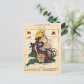 イギリス絵地図はがき ポストカード (スタンド正面)