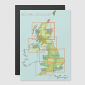 イギリス航空図 (正面/裏面)