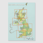 イギリス航空図 (正面)