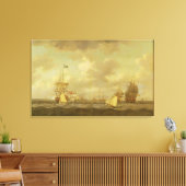 イギリス船来がいかりに向かって新鮮な風( キャンバスプリント (インサイチュ (リビング))