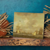 イギリス船来がいかりに向かって新鮮な風( フォトプラーク (側面)