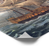 イギリス船「ジャワ」の奪取 ポスター (角)