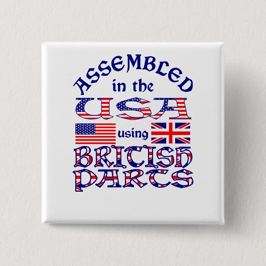 イギリス製パーツ 缶バッジ (正面)