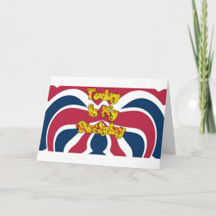 イギリス誕生日ギフトアートプリント カード