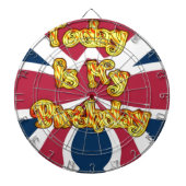 イギリス誕生日ギフトアートプリント ダーツボード (正面)