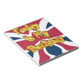 イギリス誕生日ギフトアートプリント ノートパッド (アングル)
