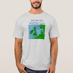 イギリス諸島およびTA2灰色のワイシャツ Tシャツ