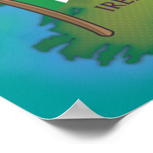 イギリス諸島とアイルランド ポスター (角)