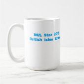 イギリス諸島のマグ コーヒーマグカップ (左)