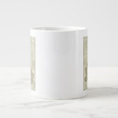 イギリス諸島の全地図 ジャンボコーヒーマグカップ (正面)