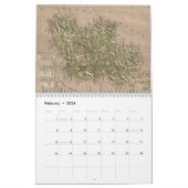 イギリス諸島の地図作成のカレンダー カレンダー (2月 2026)