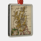 イギリス諸島の地図 メタルオーナメント (右)