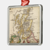 イギリス諸島の地図 メタルオーナメント (左)