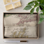 イギリス諸島の地図 薄葉紙 (ギフト)