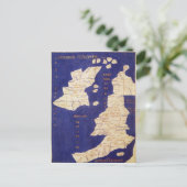 イギリス諸島の地図， 'Geographia'から ポストカード (スタンド正面)
