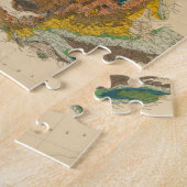 イギリス諸島の地質図 ジグソーパズル (側面)