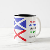 イギリス諸島の守護聖人はマグを交差させます ツートーンマグカップ (正面右)