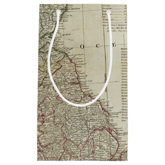 イギリス諸島の完全な地図 スモールペーパーバッグ (正面)