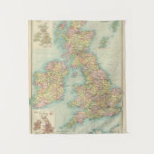 イギリス諸島の政治地図 タペストリー (正面)